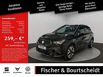Seat Arona TSI 1.0 TSI 85 kW FR GJR SHZ PDC NAVI LED