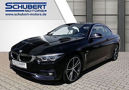 BMW 420 i Cabrio Sport Line HuD AHK Leder LED Harman