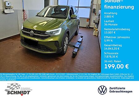 VW Taigo Volkswagen 1.0 TSI GRA SHZ PDC DAB Light Assist