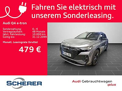 Audi Q4 40 e-tron 2x S line SOH:100% PANO AHK NAVI B&