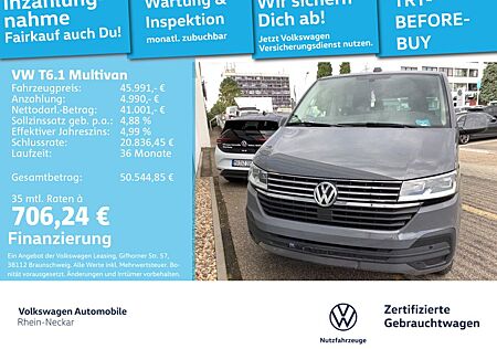 VW T6 Multivan Volkswagen T6.1 Multivan 2.0 TDI Comfotline AHK Kamera LED