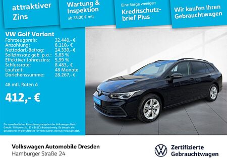VW Golf Volkswagen VIII Variant Life 2.0 TDI LED PDC ACC LANE