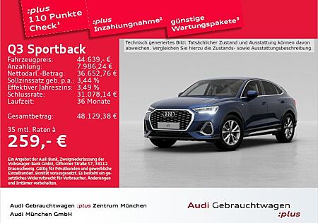 Audi Q3 Sportback 35 TDI S tronic S line ACC/AHK/Virt