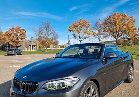 BMW 220d Cabrio M Sport Leder H&K Navi Rfk