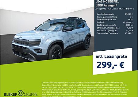 Jeep Avenger 4XE MY25 Overland 1.2l T3 4xe 100 kW 13