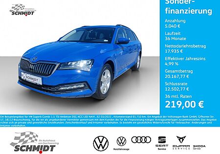 Skoda Superb Combi 1.5 TSI Ambition DSG ACC LED NAVI