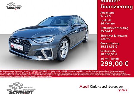 Audi A4 Avant 35 TFSI S Line AHK LEDER 19" MMI eHK