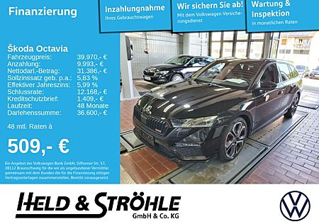 Skoda Octavia Combi RS Plus 2.0 TDI DSG 4x4 LED NAV