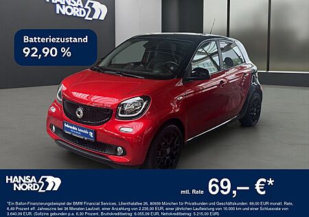 Smart ForFour electric drive prime NAVI PANO SHZ 16"