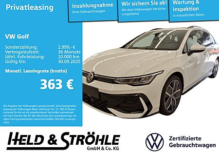 VW Golf Volkswagen Var. R-Line 1.5 TSI FACELIFT AHK PANO 18"
