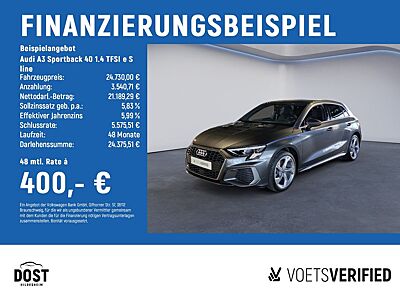 Audi A3 Sportback 40 1.4 TFSI e S line AHK+SHZ+KLIMA