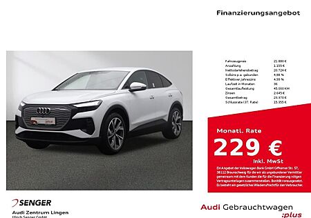 Audi Q4 e-tron Sportback 35 MMI Standklima CarPlay