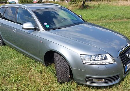 Audi A6 2.8 FSI Avant S-Line, AHK, Leder schwarz