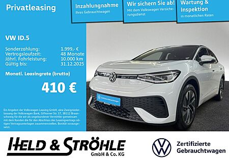 VW ID.5 gebraucht kaufen VW ID.5 Volkswagen Pro 210 kW IQ-LED AHK WÄPU ACC NAV 19" SHZ