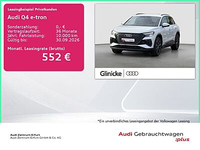 Audi Q4 40 e-tron 150 kW AHK Navi Rückfahrkamera Einp