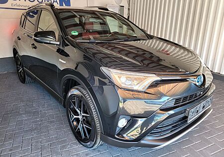 Toyota RAV 4 STYLE*LEDER ROT *Scheckheft*4x4*DAB*360°Kamera*