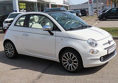 Fiat 500C 500Cabrio Collezione1,2 69 PS weiss-grau