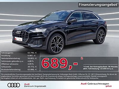Audi Q8 50 TDI qu S line MATRIX PANO STHZG Luft 22"