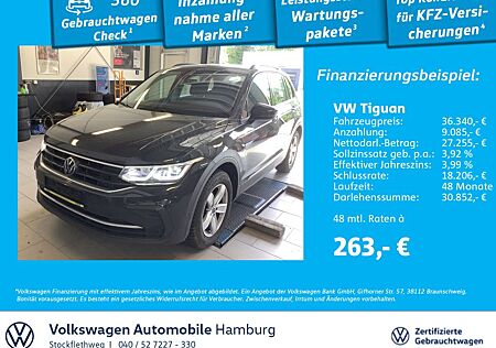 VW Tiguan Volkswagen 2.0 TDI Life DSG AHK Nav IQ.Drive CarPlay