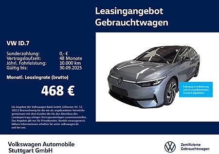 VW ID.7 Volkswagen Pro Navi Kamera LED AHK ACC SHZ