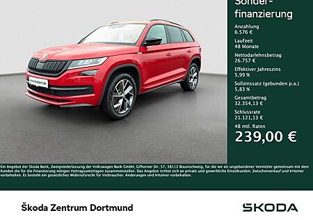 Skoda Kodiaq 2.0 SPORTLINE 4X4 AHK 360CAM LM19 EKLAPPE