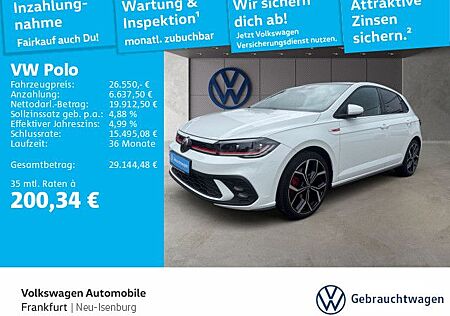 VW Polo Volkswagen 2.0 TSI DSG GTI Panoramadach Sitzheizung LE