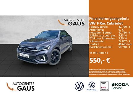 VW T-Roc Volkswagen Cabriolet R-Line 1.5 l TSI DSG Matrix*Navi