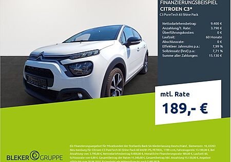 Citroën C3 PureTech 83 Shine Pack