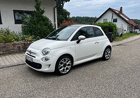 Fiat 500 1.2 8V Dualogic ROCKSTAR mit Gelato-Weiss