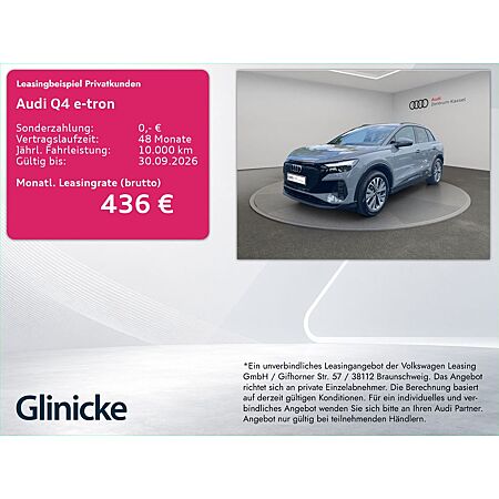 Audi Q4 e-tron leasen