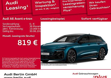 Audi A6 e-tron A6 Avant e-tron edition one blue performance