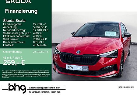 Skoda Scala Monte Carlo 1.5 TSI DSG AHK Assistenten Vi