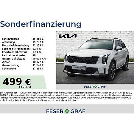 Kia Sorento leasen