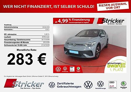 VW ID.5 Volkswagen Pro Performance 150/77 283,-ohne Anzahlung