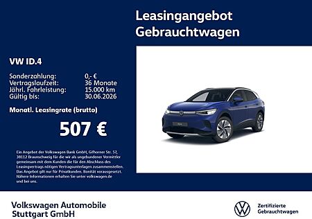 VW ID.4 Volkswagen Pro Navi Kamera Stdhzg ACC LED SHZ