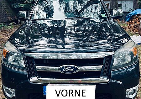 Ford Ranger Schwarzer Pickup XLT Limited Modell