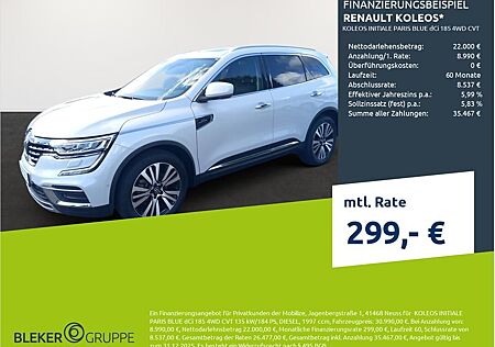 Renault Koleos INITIALE PARIS BLUE dCi 185 4WD CVT