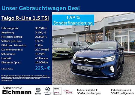 VW Taigo Volkswagen R-Line 1.5 TSI+DSG+MATRIX-LED+NAVI-PRO+RFK