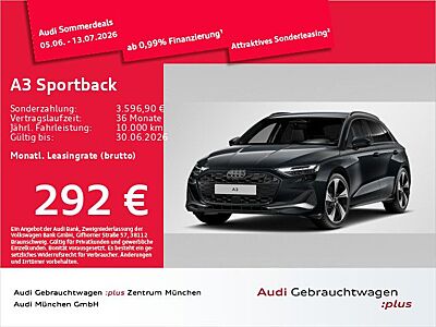 Audi A3 Sportback TFSI S tronic 19"Zoll/AHK/Kameras/N