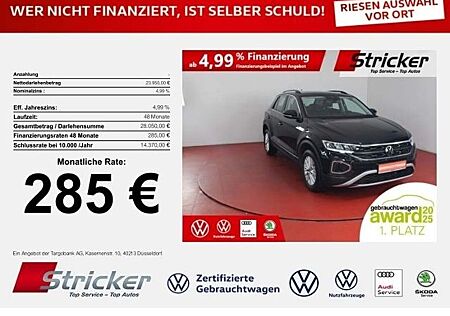 VW T-Roc Volkswagen Life 1.5 TSI DSG 285,-ohne Anzahlung App-C