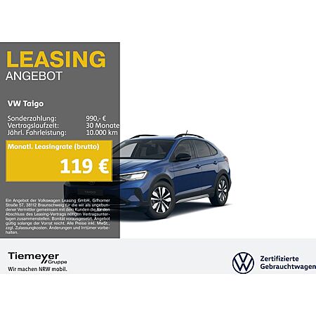VW Taigo leasen