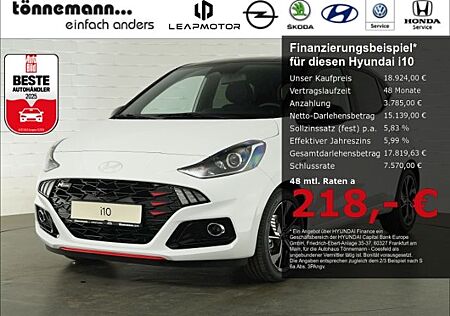 Hyundai i10 FACELIFT N-LINE T-GDI+NAVI+RÜCKFAHRKAMERA+SI