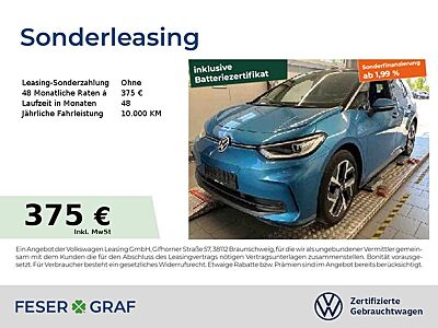 Volkswagen ID.3 Pro Navi Pano Kamera LED SiHz