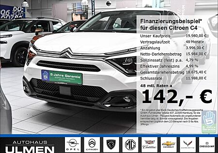 Citroën C4 Feel 1.2 PureTech 130 EU6d Klimaautomatik Par