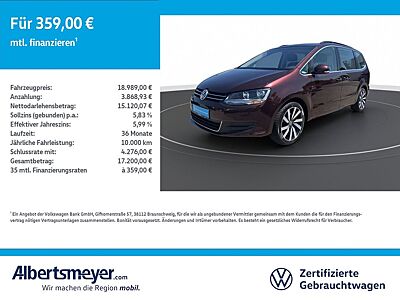 Volkswagen Sharan 1.4 TSI Comfortline +NAVI+SITZHEIZUNG+LM+