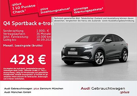 Audi Q4 e-tron Q4 Sportback e-tron 45 S line Virtual+/NaviPro/K