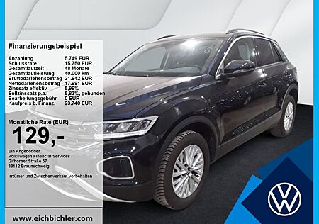 VW T-Roc Volkswagen Life 1.0 TSI ParkAss. LED LM KlimaA Navi