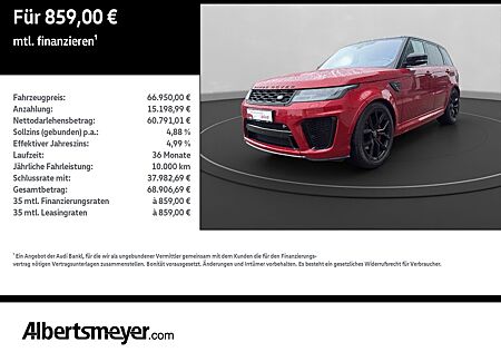 Land Rover Range Rover Sport 5.0 SVR+LED+KAMERA+ACC