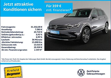 VW Tiguan Volkswagen 2.0 TSI Elegance 4Motion MATRIX-LED PANO