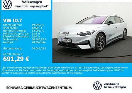VW ID.7 Volkswagen Tourer Pro S Batt-Kap 91 kW/h *Wärmep.*AHK*